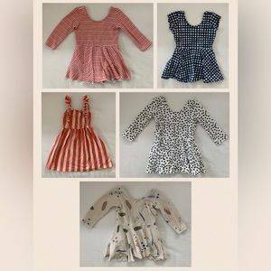 NOT AVAILABLE! Lot of Alice + Ames dresses and skirted leotards size 5